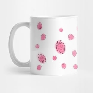 Strawberry Watercolor Mug